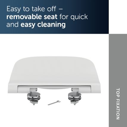 Ideal Standard T500301 - Тоалетна седалка SoftClose I.LIFE B бяла