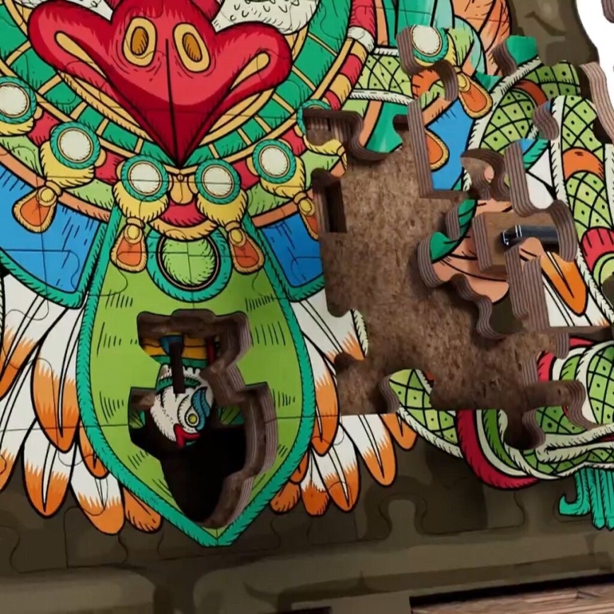 iDventure - Дървен пъзел Слънчева пирамида