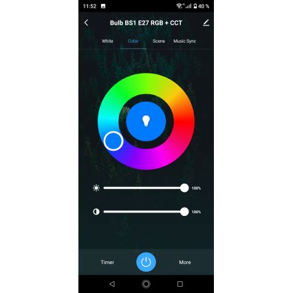 LED RGBW димируемо таванно осветително тяло за баня LED/15W/230V 3000-6500K 22x22 cm IP54 бяло Wi-Fi