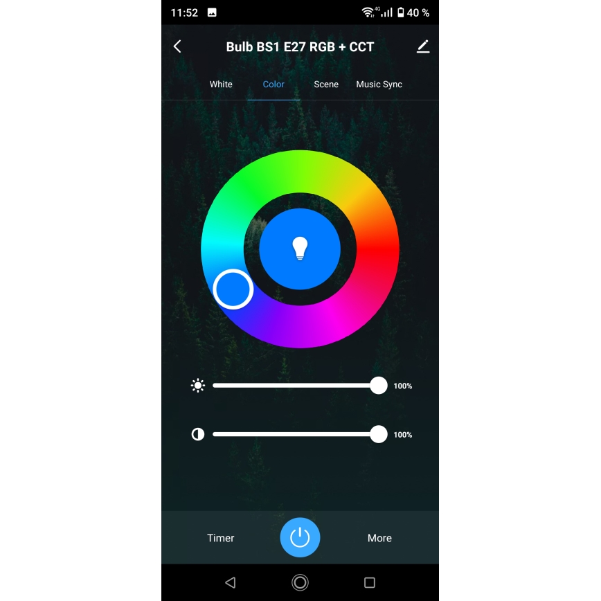 LED RGBW димируемо таванно осветително тяло за баня LED/15W/230V 3000-6500K 22x22 cm IP54 бяло Wi-Fi