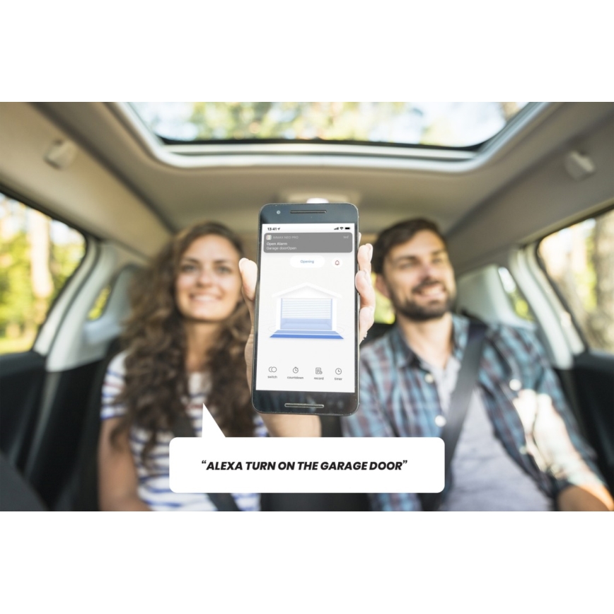 Immax 07706L - Управление на гаражни врати и автоматични порти NEO LITE Smart DC5V Wi-Fi Tuya