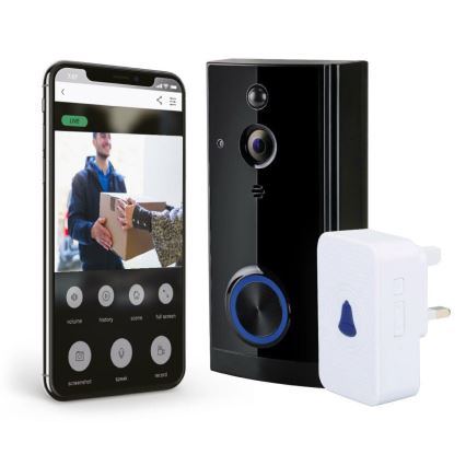 Immax 07714L - Видео звънец NEO LITE Smart, Wi-Fi Tuya