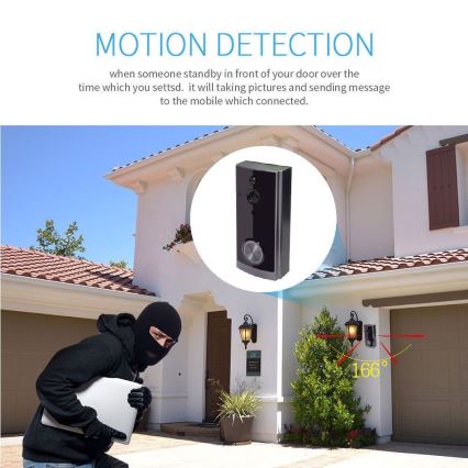 Immax 07714L - Видео звънец NEO LITE Smart, Wi-Fi Tuya