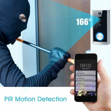 Immax 07714L - Видео звънец NEO LITE Smart, Wi-Fi Tuya