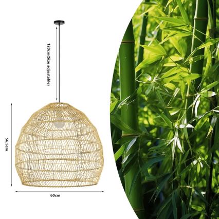 Полилей на кабел BOHO DELICADO 1xE27/40W/230V pr. 60 cm