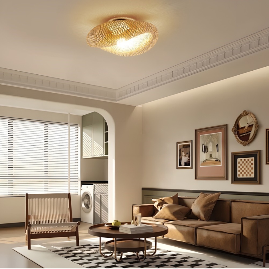 Плафон BOHO HILO 1xE27/40W/230V, Ø 60 см