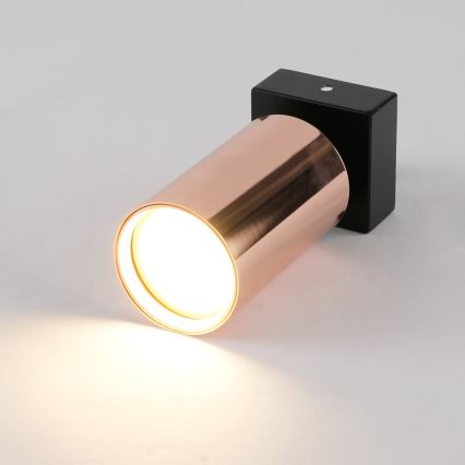 Точково осветително тяло PUNTO 1xGU10/9W/230V розово злато