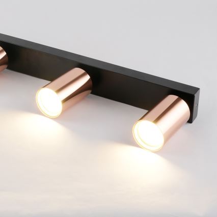 Точково осветително тяло PUNTO 4xGU10/9W/230V розово злато