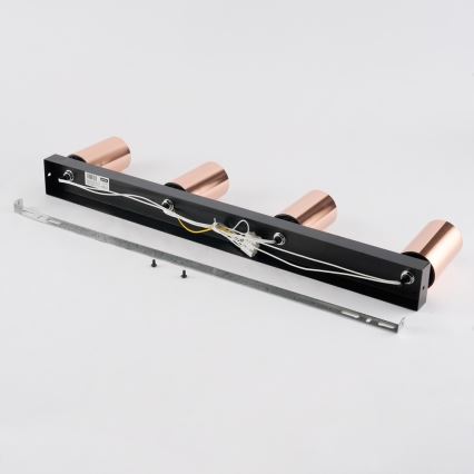 Точково осветително тяло PUNTO 4xGU10/9W/230V розово злато