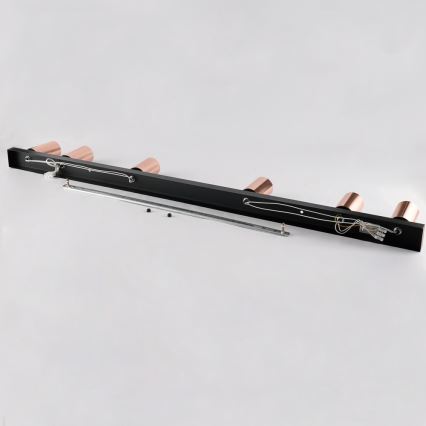 Точково осветително тяло PUNTO 6xGU10/9W/230V розово злато