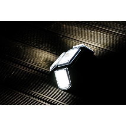 LED Соларен аплик със сензор LED/5W/5,5V IP65 2400 mAh