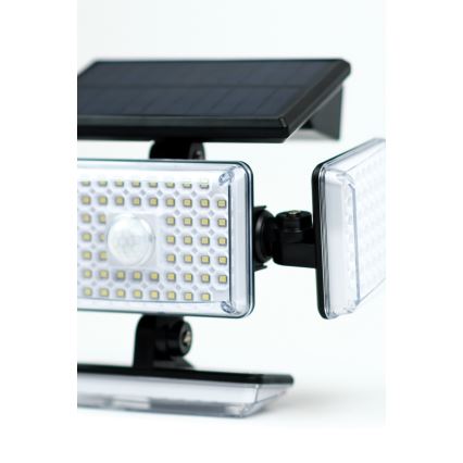 LED Соларен аплик със сензор LED/5W/5,5V IP65 2400 mAh