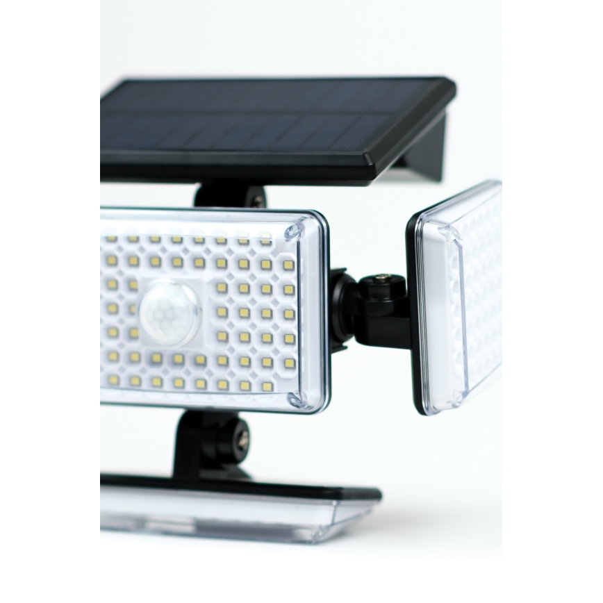 LED Соларен аплик със сензор LED/5W/5,5V IP65 2400 mAh