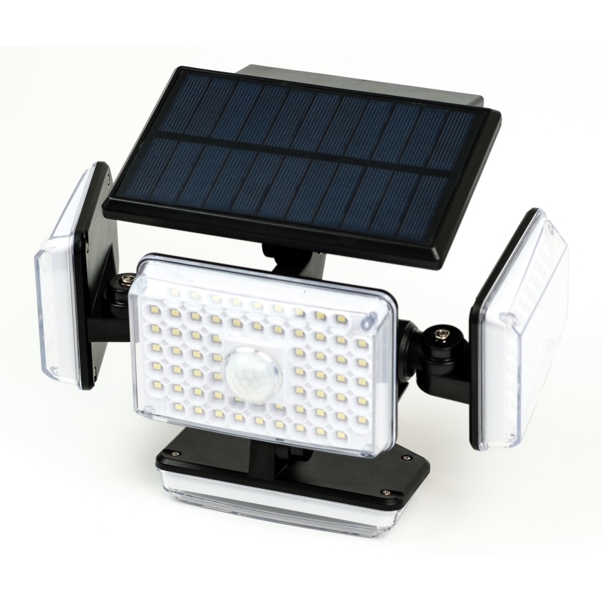 LED Соларен аплик със сензор LED/5W/5,5V IP65 2400 mAh
