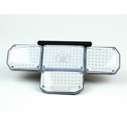 LED Соларен аплик със сензор LED/5W/5,5V IP65 2400 mAh