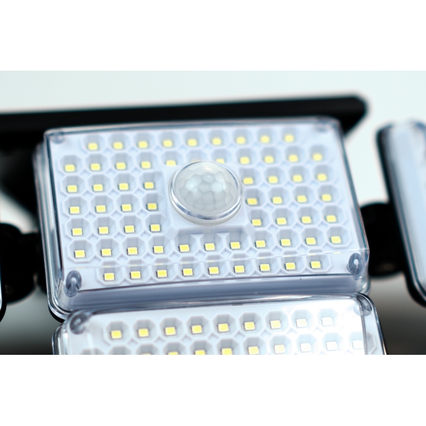 LED Соларен аплик със сензор LED/5W/5,5V IP65 2400 mAh