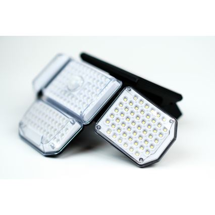 LED Соларен аплик със сензор LED/5W/5,5V IP65 2400 mAh
