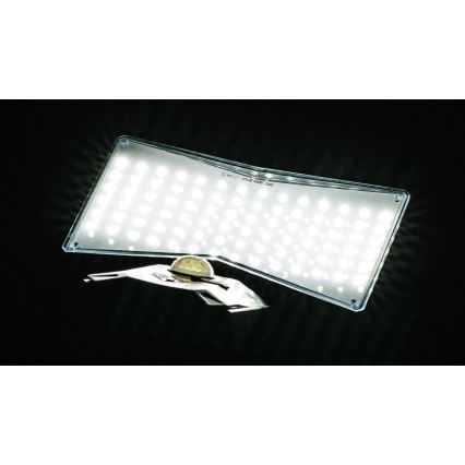 LED Соларен аплик със сензор LED/2,6W/5,5V IP65 1800 mAh черен