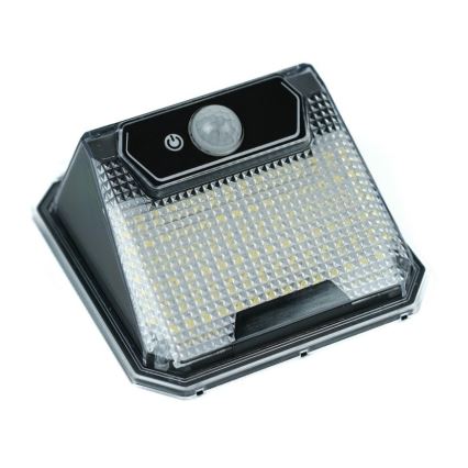 LED Соларен аплик със сензор LED/3W/5,5V IP65 1200 mAh