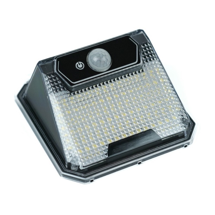 LED Соларен аплик със сензор LED/3W/5,5V IP65 1200 mAh