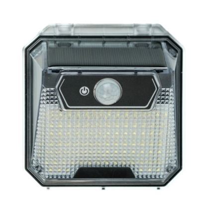 LED Соларен аплик със сензор LED/3W/5,5V IP65 1200 mAh