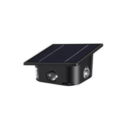 LED Соларен аплик със сензор LED/2W/5V IP54