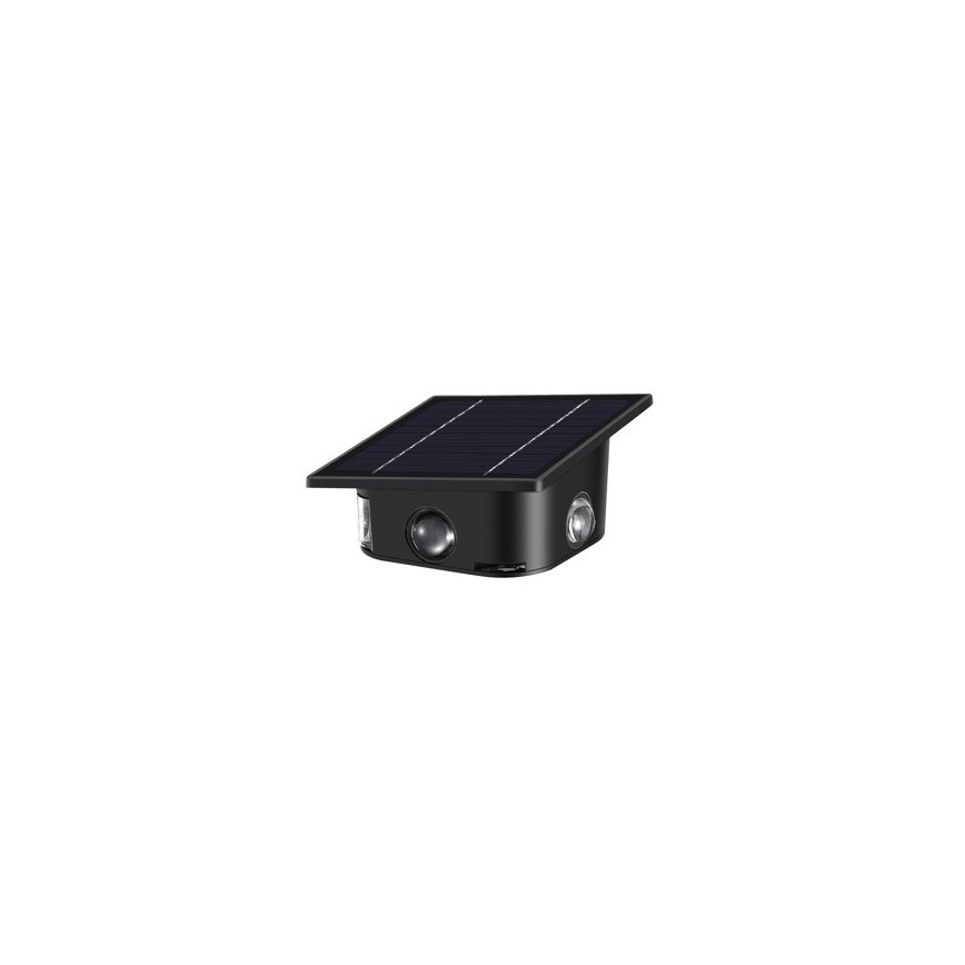 LED Соларен аплик със сензор LED/2W/5V IP54