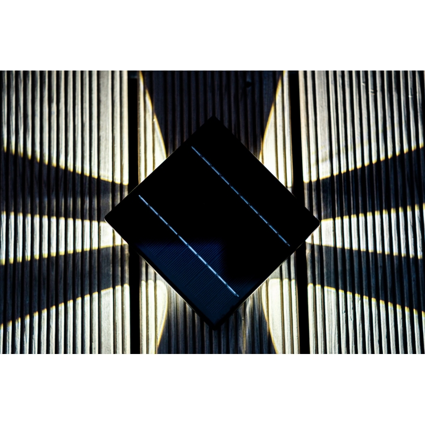 LED Соларен аплик със сензор LED/2W/5V IP54