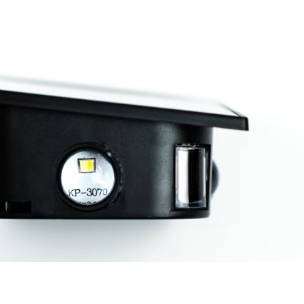 LED Соларен аплик със сензор LED/2W/5V IP54