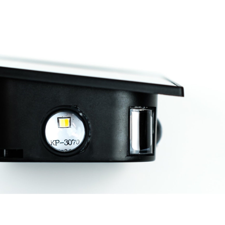 LED Соларен аплик със сензор LED/2W/5V IP54