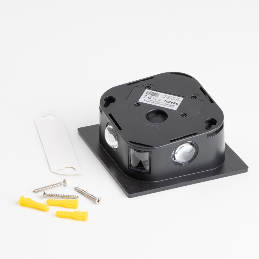 LED Соларен аплик със сензор LED/2W/5V IP54