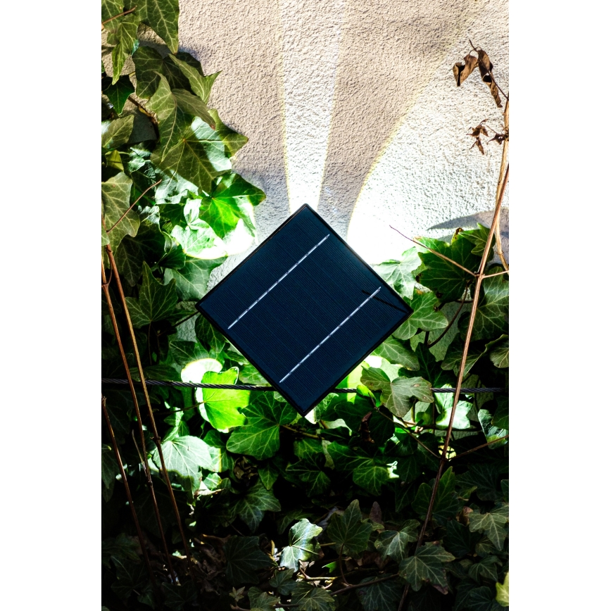 LED соларен стенен осветител с сензор LED/2W/5V IP54 1300 mAh