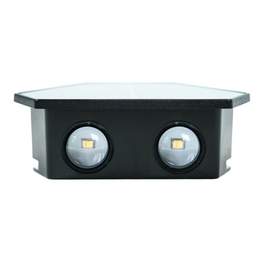 LED Соларен аплик със сензор LED/2W/5V IP54 1300 mAh