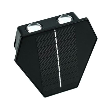 LED Соларен аплик със сензор LED/2W/5V IP54 1300 mAh