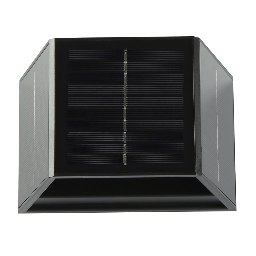 LED Соларен аплик със сензор LED/2W/5V IP54 1300 mAh