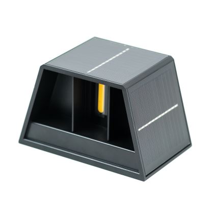 LED Соларен аплик със сензор LED/2W/5V IP54 1300 mAh