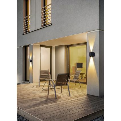 LED Соларен аплик със сензор LED/2W/5V IP54 1300 mAh