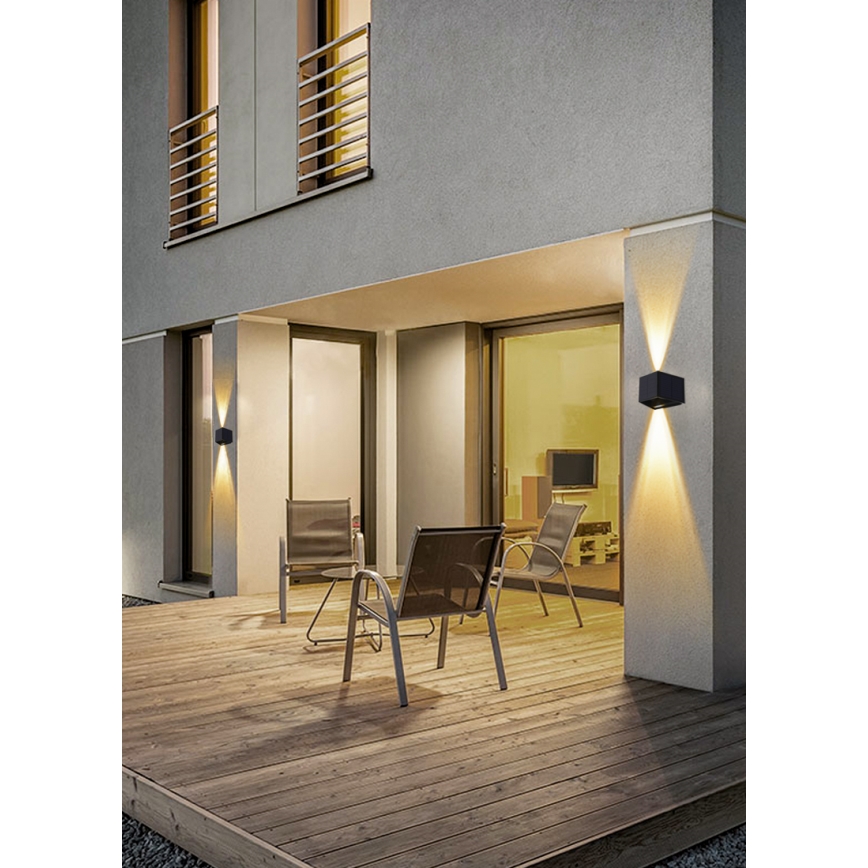 LED Соларен аплик със сензор LED/2W/5V IP54 1300 mAh