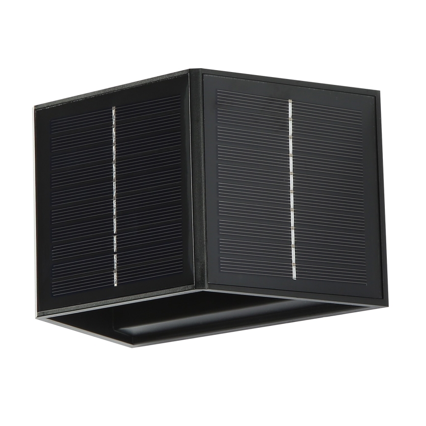 LED Соларен аплик със сензор LED/2W/5V IP54 1300 mAh