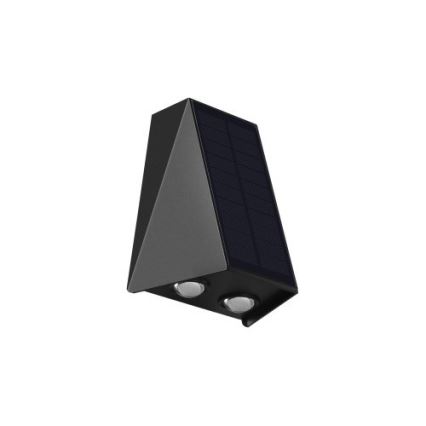 LED Соларен аплик със сензор LED/2W/5V IP54 1300 mAh