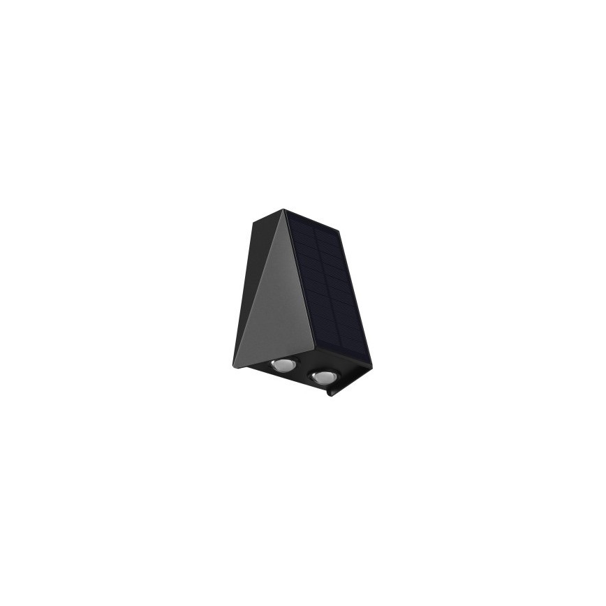 LED Соларен аплик със сензор LED/2W/5V IP54 1300 mAh