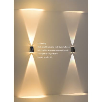LED Соларен аплик със сензор LED/2W/5V IP54 1300 mAh