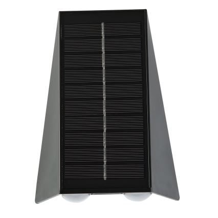 LED Соларен аплик със сензор LED/2W/5V IP54 1300 mAh