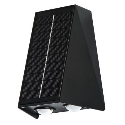 LED Соларен аплик със сензор LED/2W/5V IP54 1300 mAh