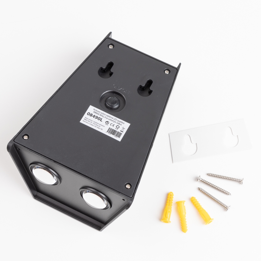 LED Соларен аплик със сензор LED/2W/5V IP54 1300 mAh