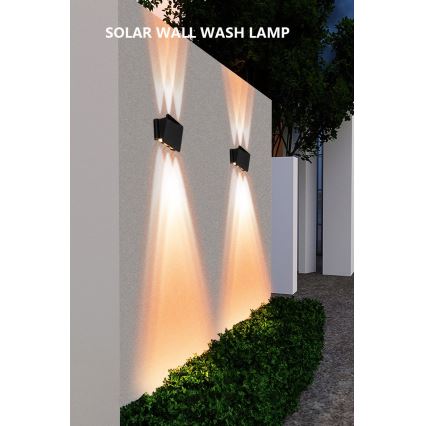LED Соларен аплик със сензор LED/2W/5V IP54 1300 mAh
