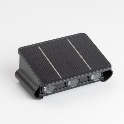LED Соларен аплик със сензор LED/2W/5V IP54 1300 mAh