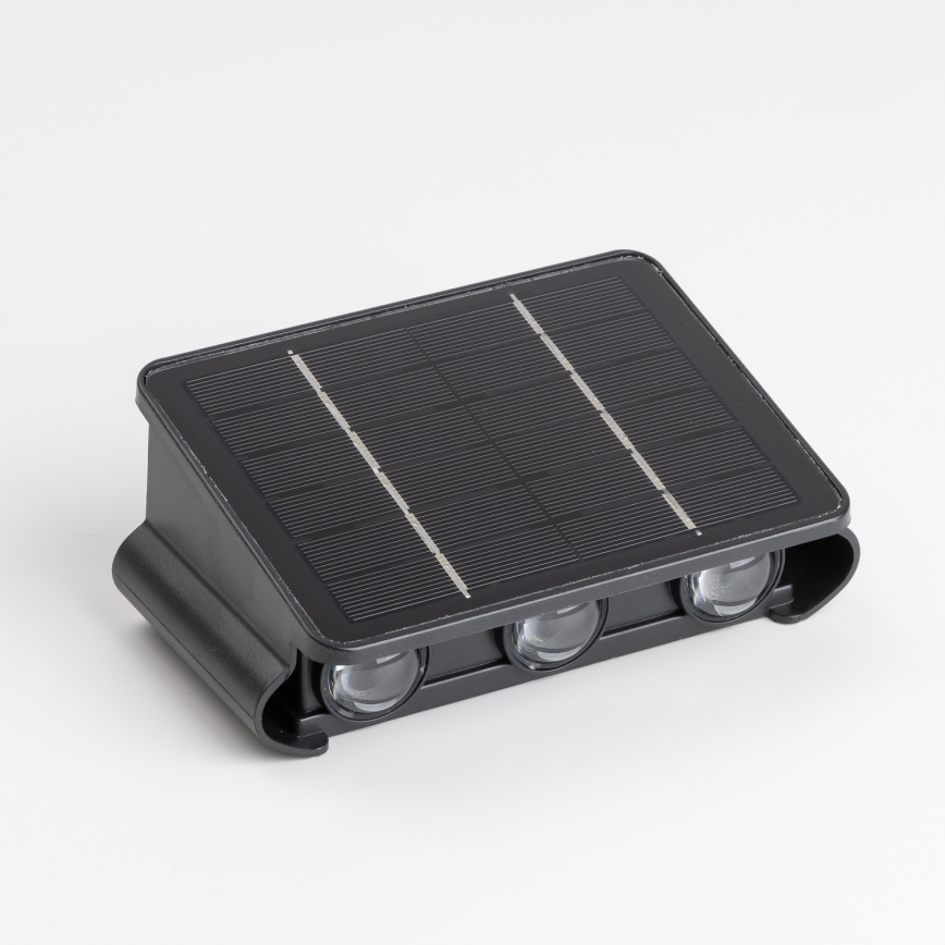 LED Соларен аплик със сензор LED/2W/5V IP54 1300 mAh
