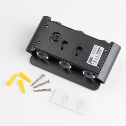 LED Соларен аплик със сензор LED/2W/5V IP54 1300 mAh