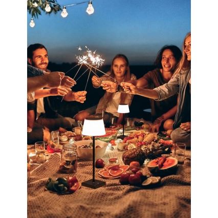 LED регулируема външна соларна лампа със сензор LED/4W/5V IP44 3600 mAh